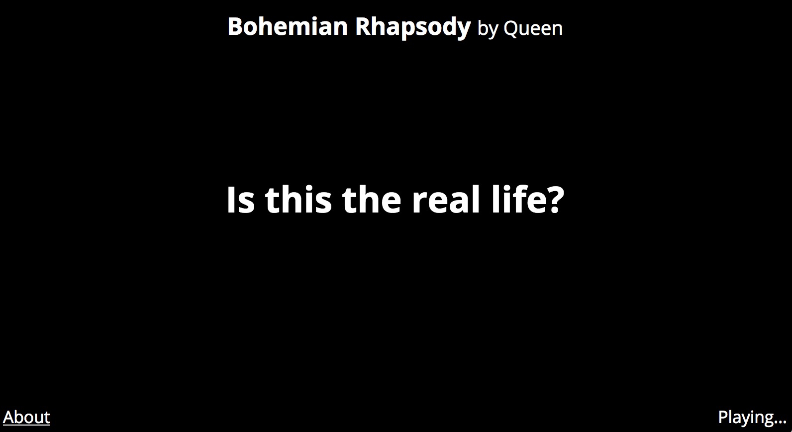 Bohemian Rhapsody